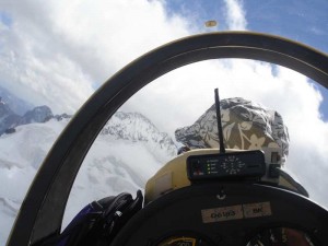 Louis à la barre des Ecrins